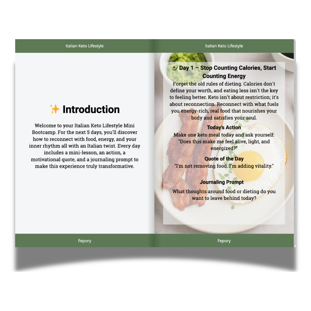 Italian Keto Mastery (PDF+MP4)